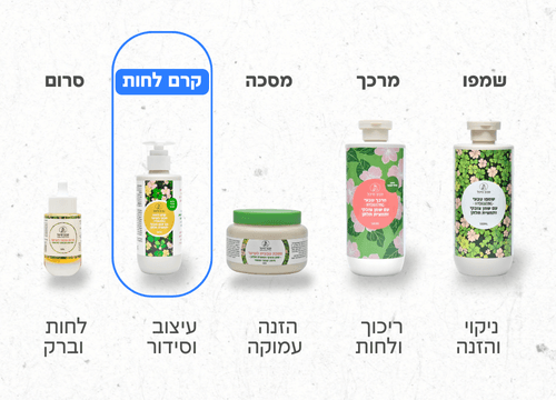 קרם לשיער חלק מסדרת צובאקי