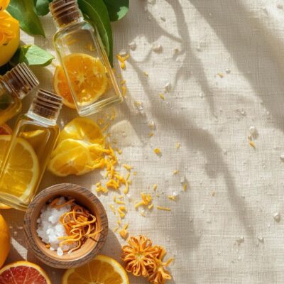 שמחה בבקבוק: שמנים אתריים מפירות הדר שמרימים את מצב הרוח