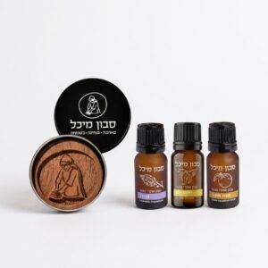 באנדל לידה – סט שמנים אתריים ופחית ניחוחות
